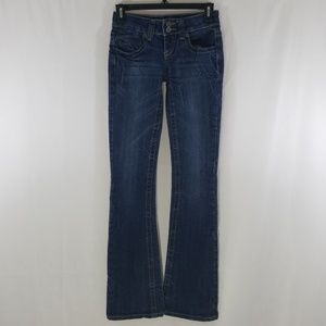 Vanilla Star boot cut crinkle jeans  Size 0